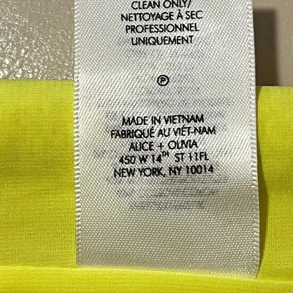 Alice + Olivia sequin neon tweed mini dress 4 NWT - Picture 16 of 16